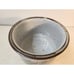 Vtg Takahashi Speckled Stoneware Flower Pot Planter Floral Flower Transfer