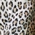Milly NY Leopard Print Pencil Skirt Faux Fur Brown sz 6