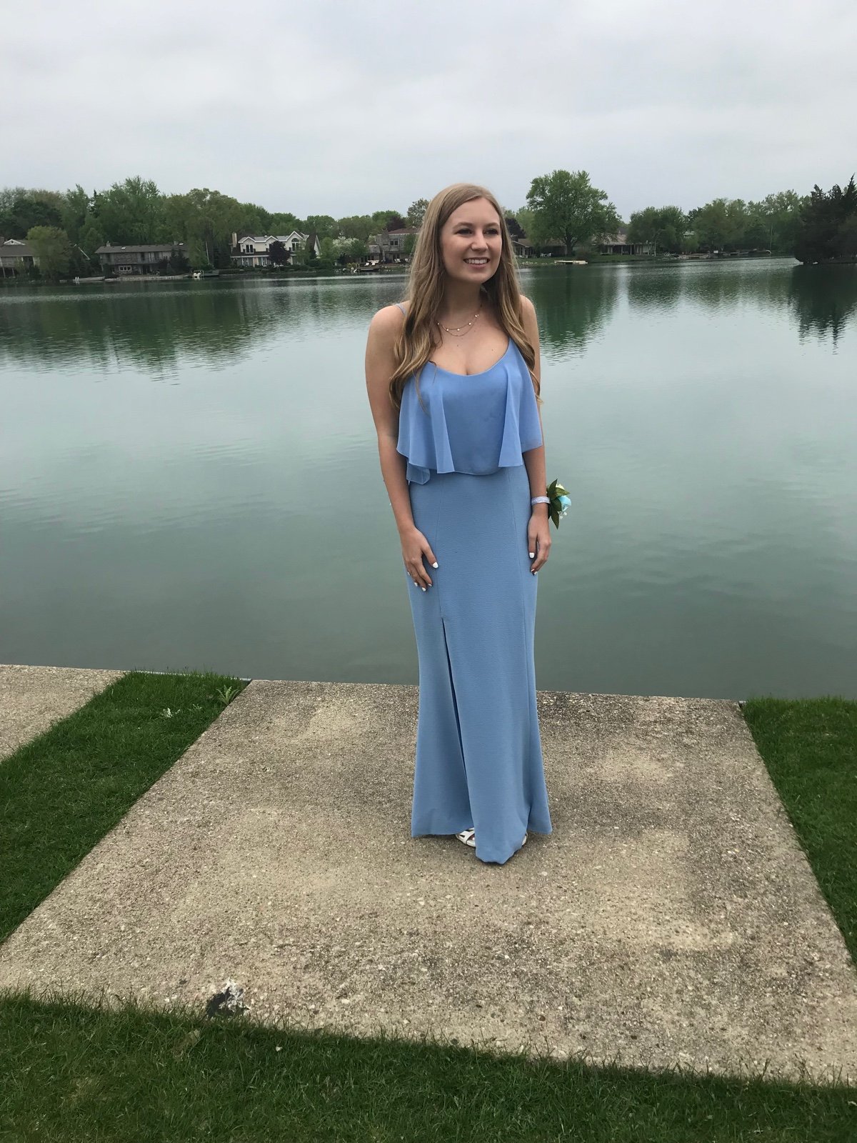 Blue formal dress