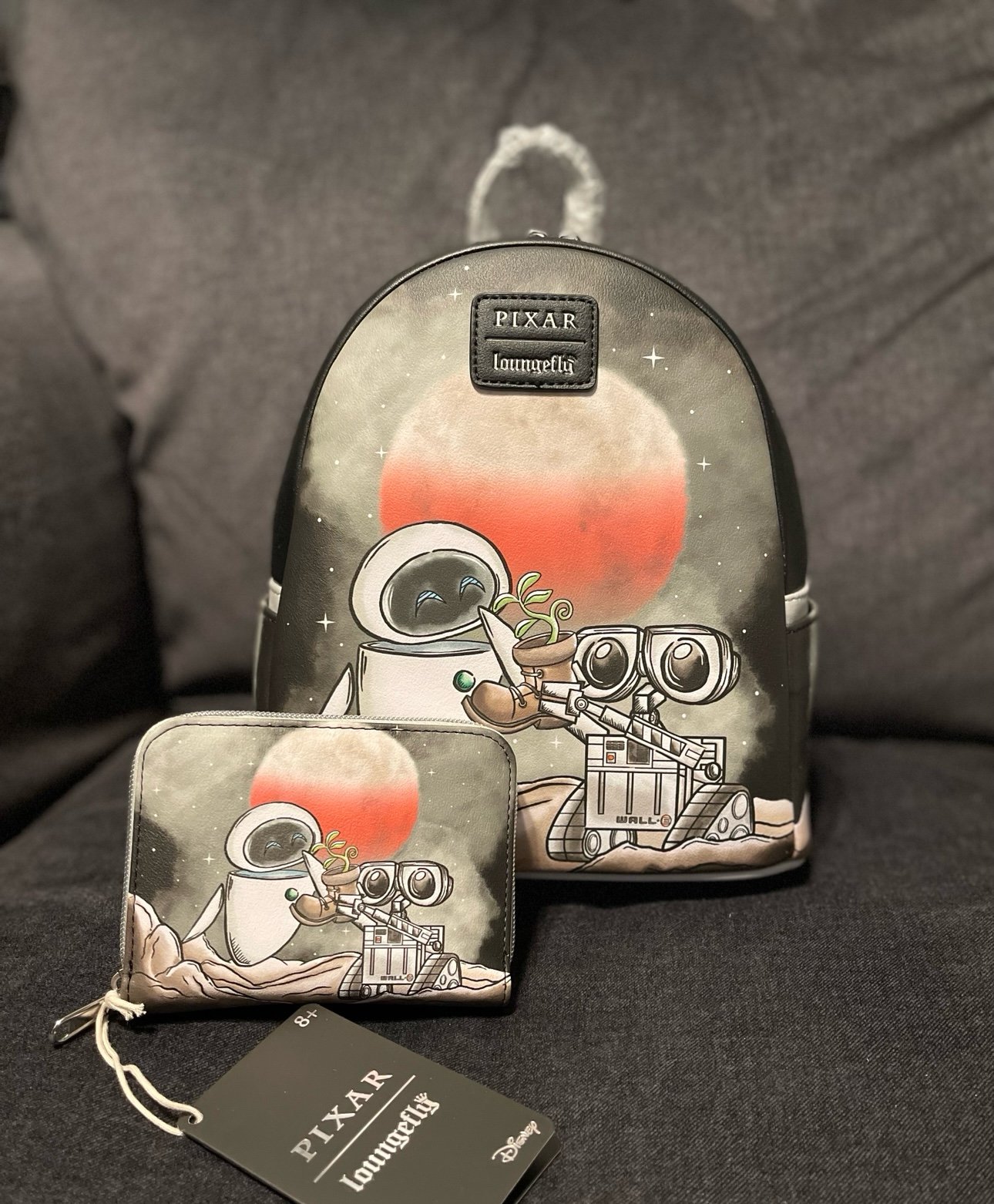 Loungefly Disney Pixar Wall-E Eve backpack & wallet