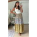 Zara Floral Tiered Maxi Skirt