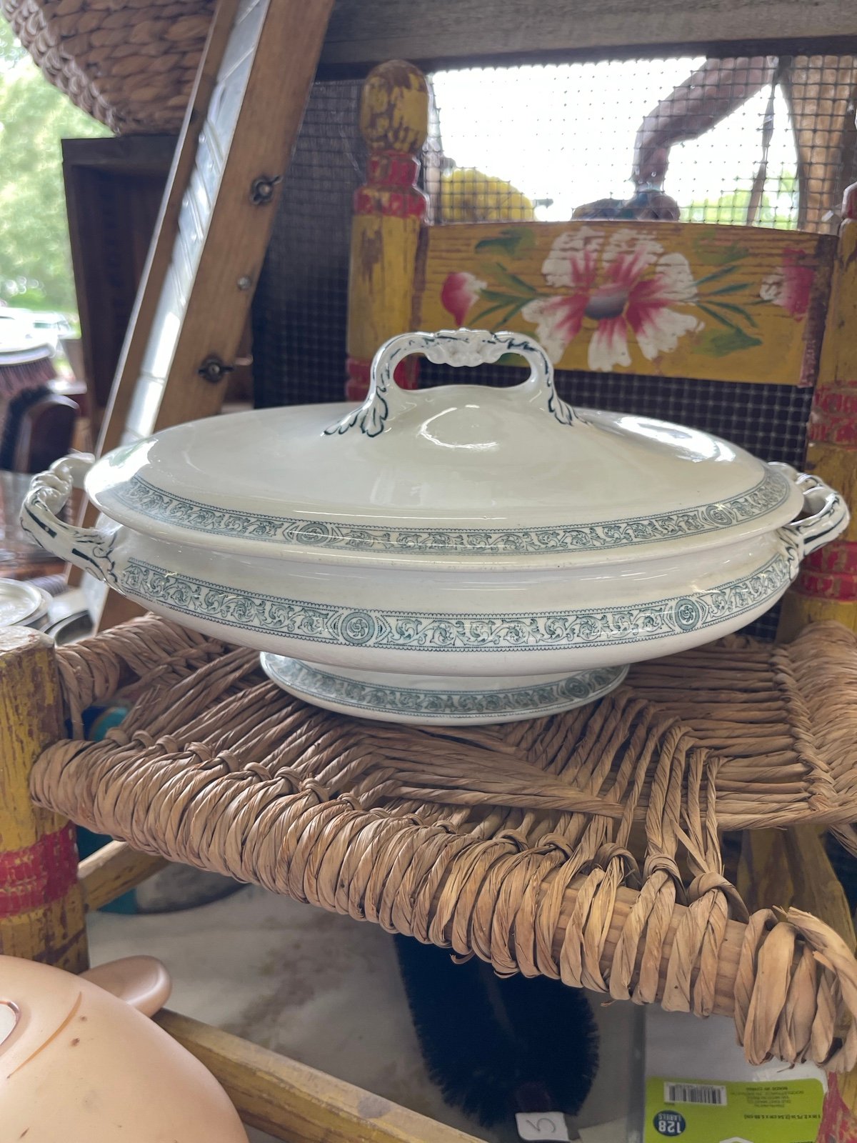 Vintage IRONSTONE Maddock & Son Covered Dish made in England