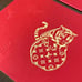 LOUIS VUITTON RED HARDBOUND CARD/ENVELOPE