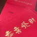 LOUIS VUITTON RED HARDBOUND CARD/ENVELOPE