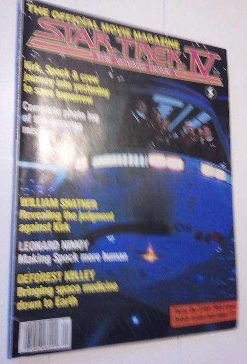 Star Trek The Voyage Home Offical Movie Magazine NM Starlog 1986