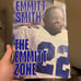 Book by and autographed Emmitt Smith