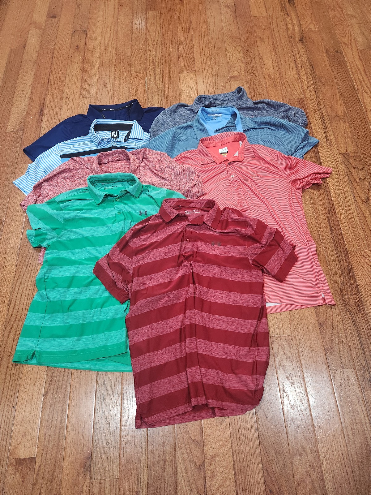 8 Men's Golf Polo Lot - XL