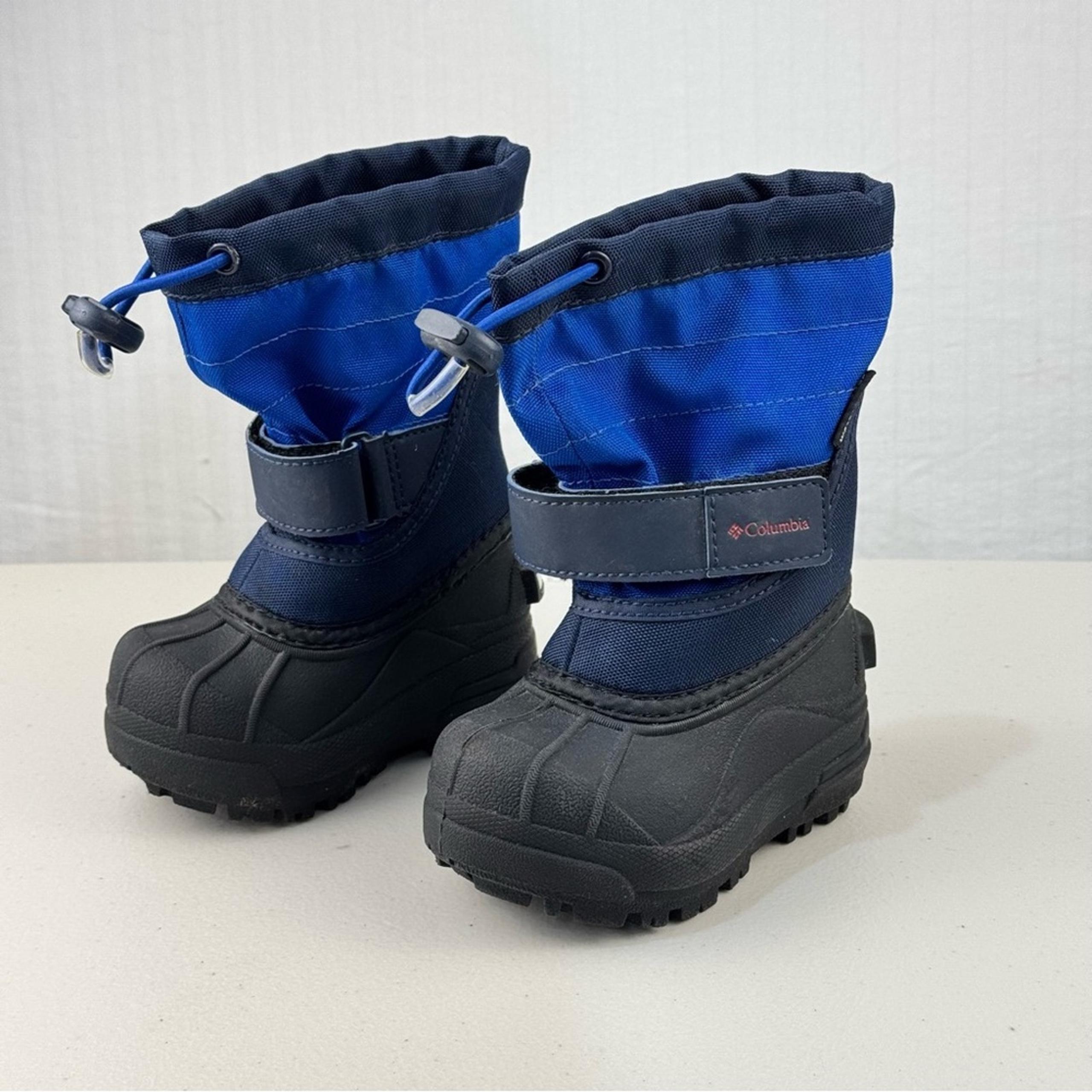Columbia Blue/Black Powderbug Plus II Winter Boot Waterproof Child Size 5 EUR 22