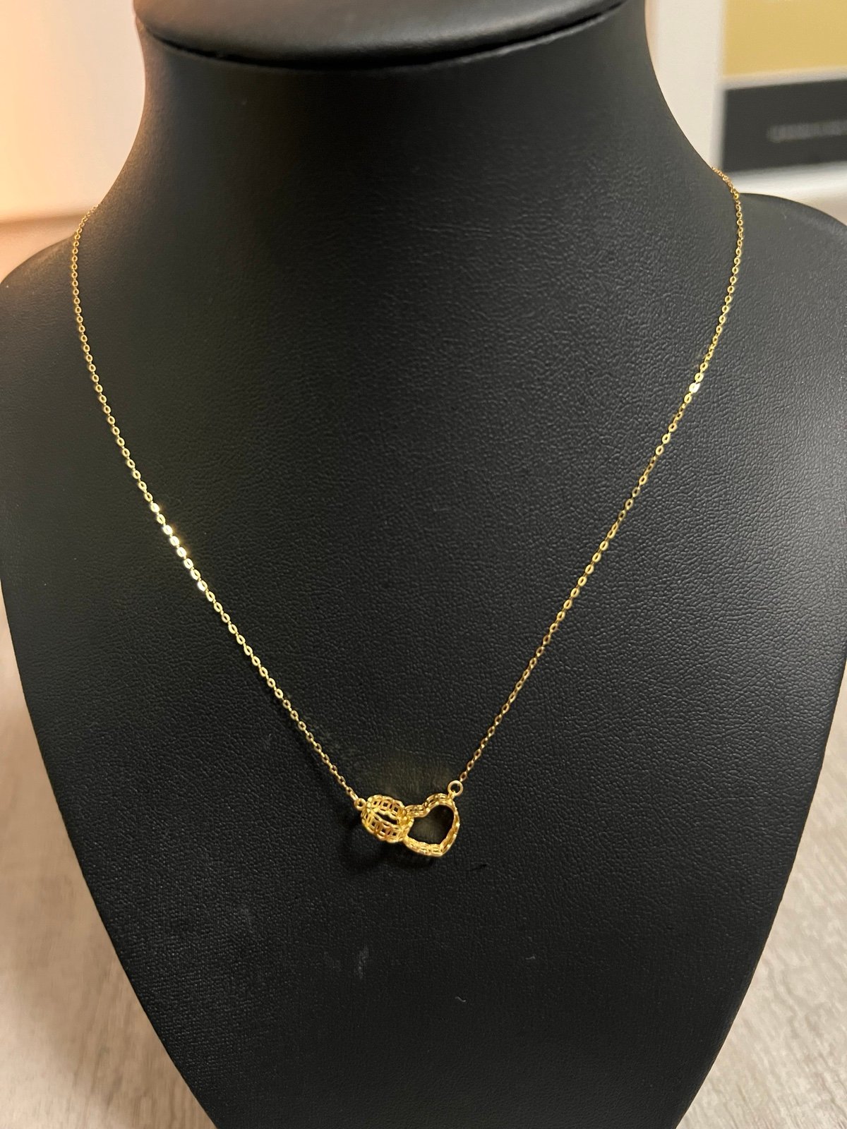 18k Gold Interlock Necklace