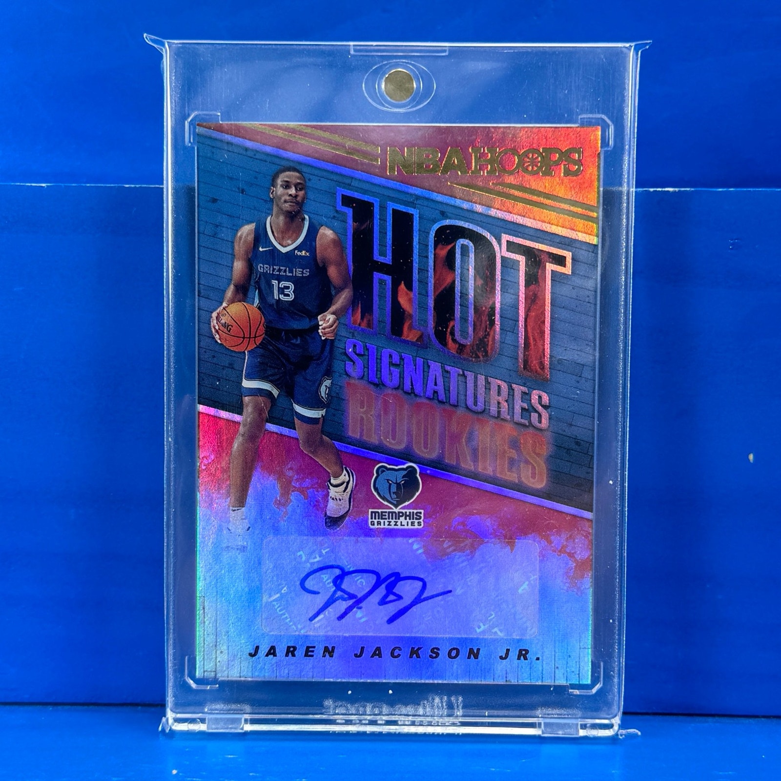 JAREN JACKSON JR. 2018 Panini NBA Hoops Hot Signature Rookie Autograph RC Auto