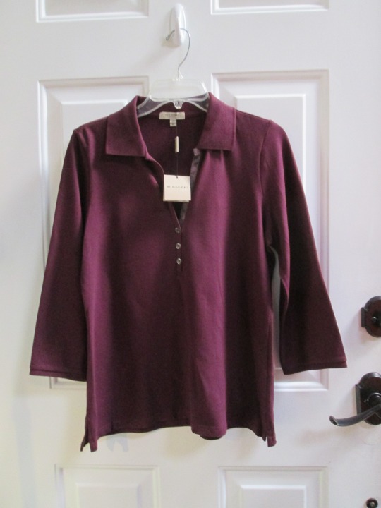 BURBERRY London PLUM shirt Sz XL