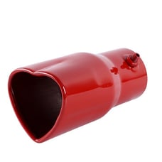 Brand New Red Heart Shaped Stainless Steel Car Exhaust Pipe Muffler Tip Trim