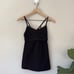 Lululemon Strappy Back Tank Top Spaghetti Strap Mesh Neckline Layered Shelf Bra