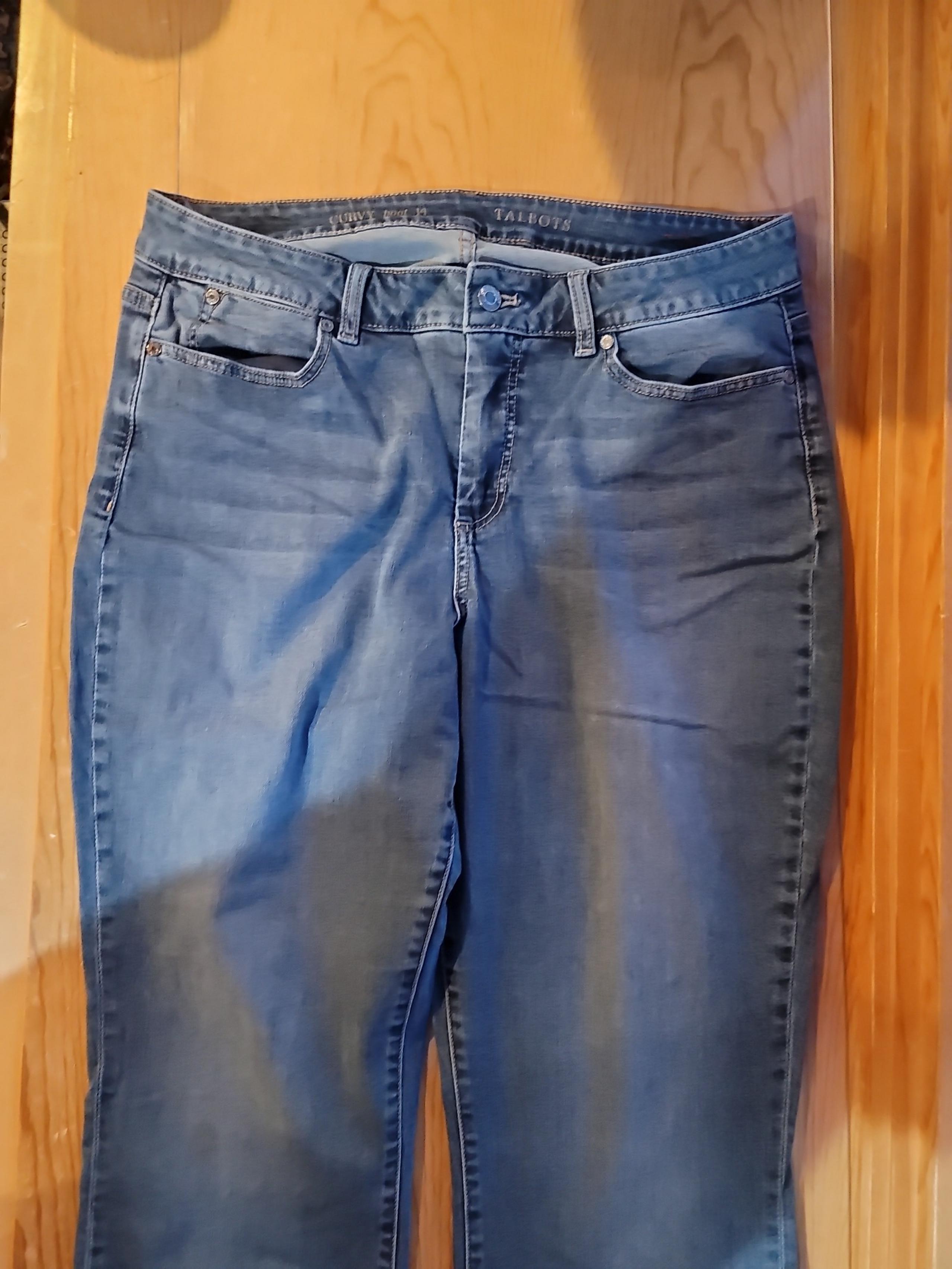 Talbots Curvy Boot Cut Jeans 14