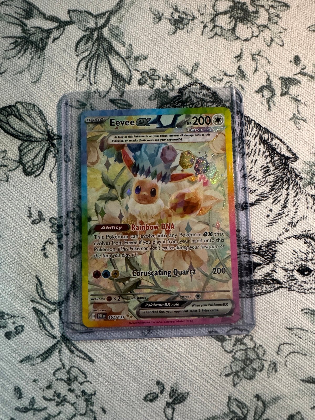 Prismatic Evolutions Eevee Special Illustration Rare (ungraded)