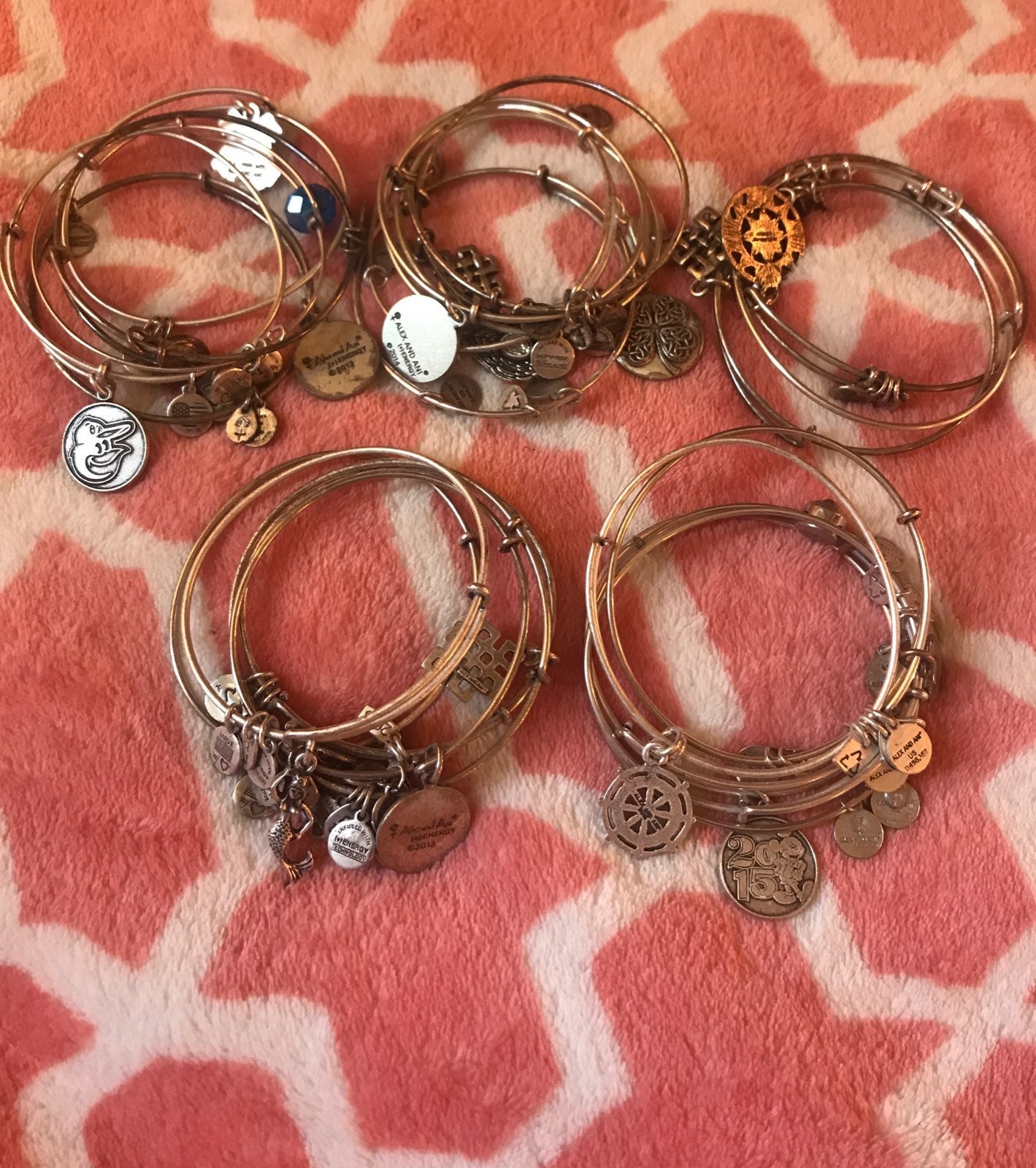 23 Alex and Ani Bracelets