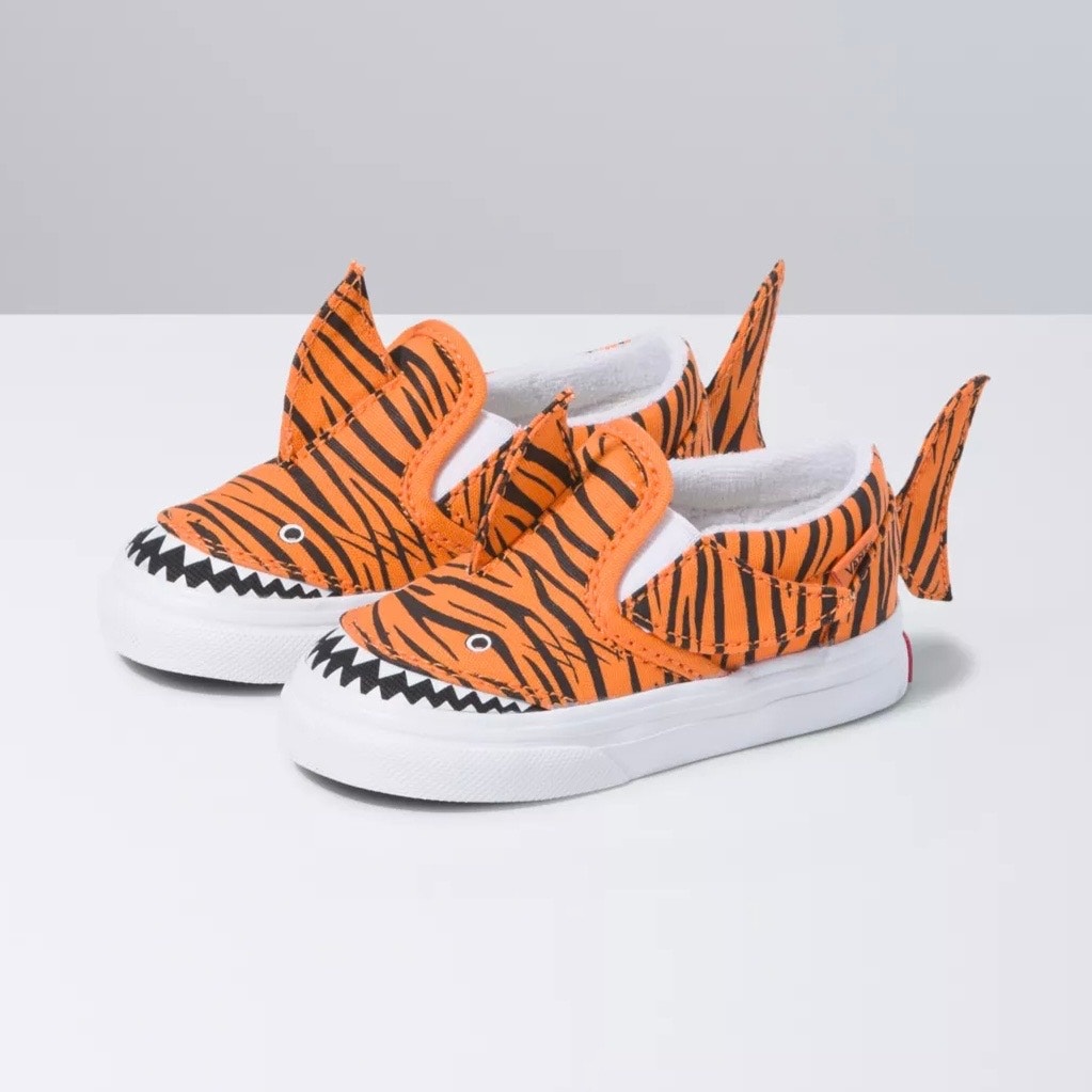 Vans Toddler Tiger Shark Slip-On V Shark Size 4 Toddler New