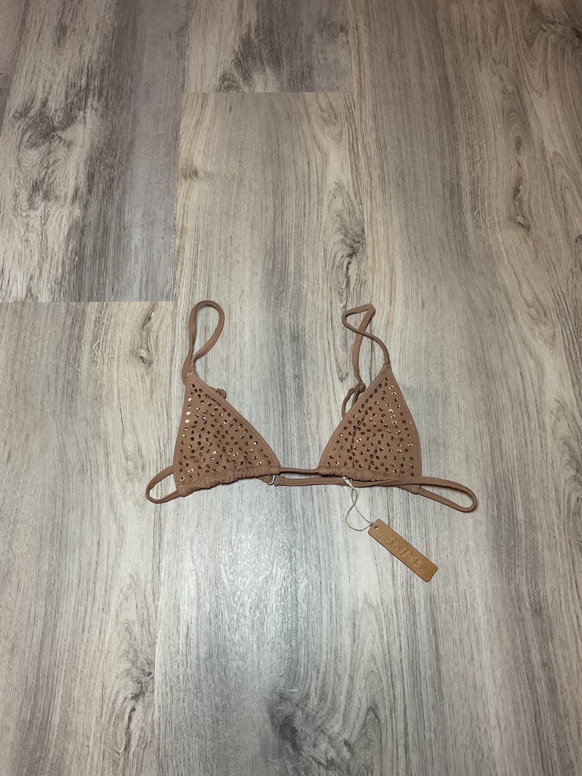 NWT: SKIMS - SPARKLE JERSEY MINI TRIANGLE BRALETTE