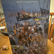 JRR Tolkien The Lord of The Rings Three Volume Edition/ Lord of the Rings DVD