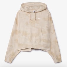NWT Nike Women's Washed Jersey Hoodie Beige Sz 2X