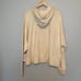 NWT Nike Women's Washed Jersey Hoodie Beige Sz 2X