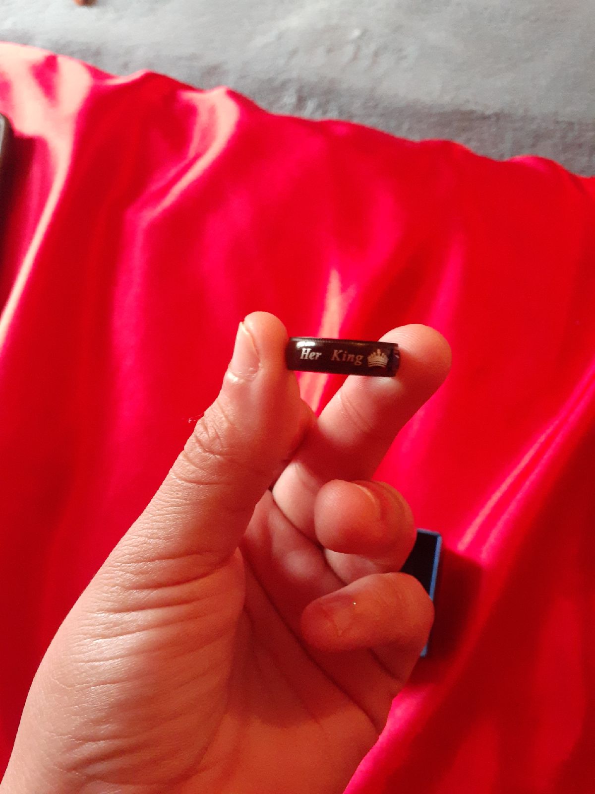 Brand new king and queen rings