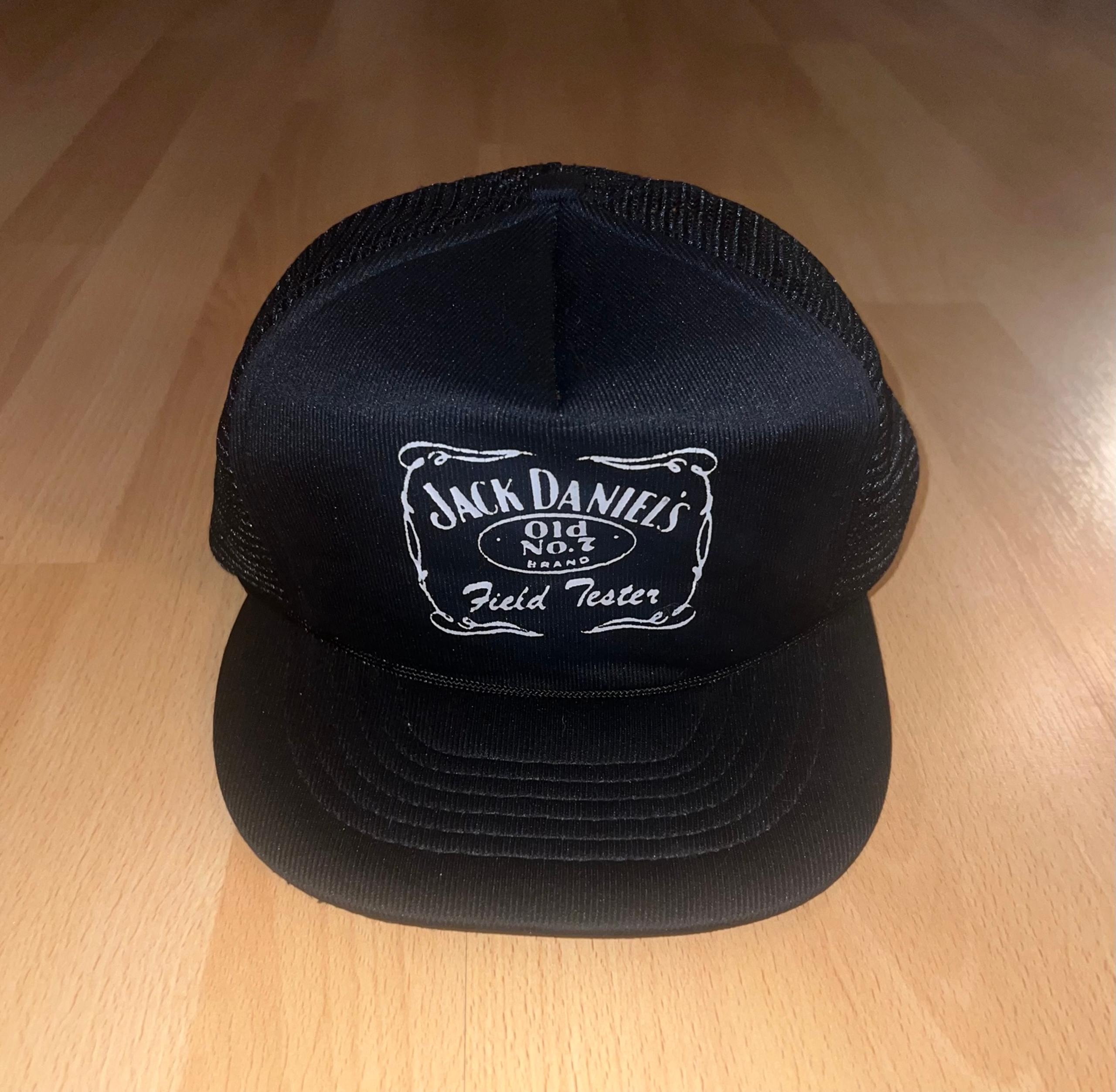 Vintage Jack Daniels Field Tester Mesh Snapback Trucker Style Hat