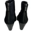 Lucky Brand Adalan 2 Genuine Cow Hair Fur Boots Womens 9.5 Black Pointy Toe
