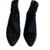 Lucky Brand Adalan 2 Genuine Cow Hair Fur Boots Womens 9.5 Black Pointy Toe