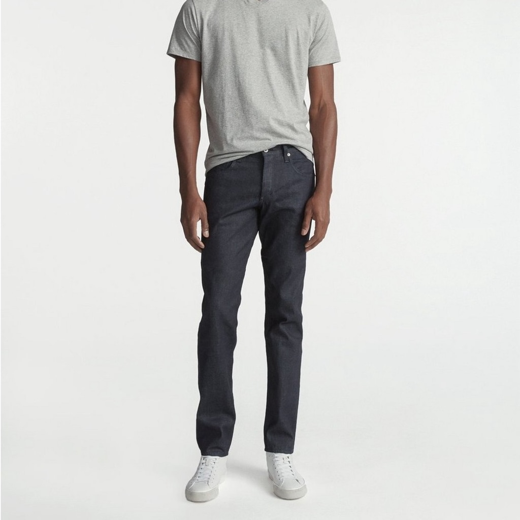 Tag & Bone Men Fit 2 Slim Jean M1223K510 Button Fly Coated Gray Jeans Size 30