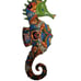 Mexicana Talavera Ceramic Pottery Seahorse wall hang art colorful