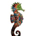Mexicana Talavera Ceramic Pottery Seahorse wall hang art colorful