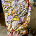 Chico's Linen Wrap Sarong Floral Skirt tropical Faix-Wrap Women’s Size L 12/14