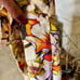 Chico's Linen Wrap Sarong Floral Skirt tropical Faix-Wrap Women’s Size L 12/14