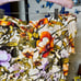 Chico's Linen Wrap Sarong Floral Skirt tropical Faix-Wrap Women’s Size L 12/14