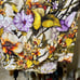 Chico's Linen Wrap Sarong Floral Skirt tropical Faix-Wrap Women’s Size L 12/14