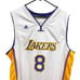 Adidas Vintage Swingman NBA LA Lakers White Kobe Bryant #8 Basketball Jersey 3XL