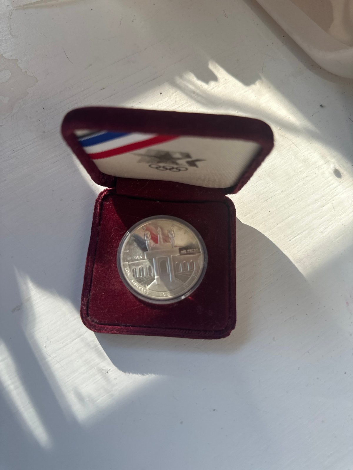 silver coin olympics 1984 los angeles