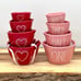 Rae dunn valentines measuring cups