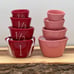 Rae dunn valentines measuring cups