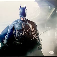 Christian Bale Signed The Dark Knight Rises 11x14 Photo F Autograph JSA COA