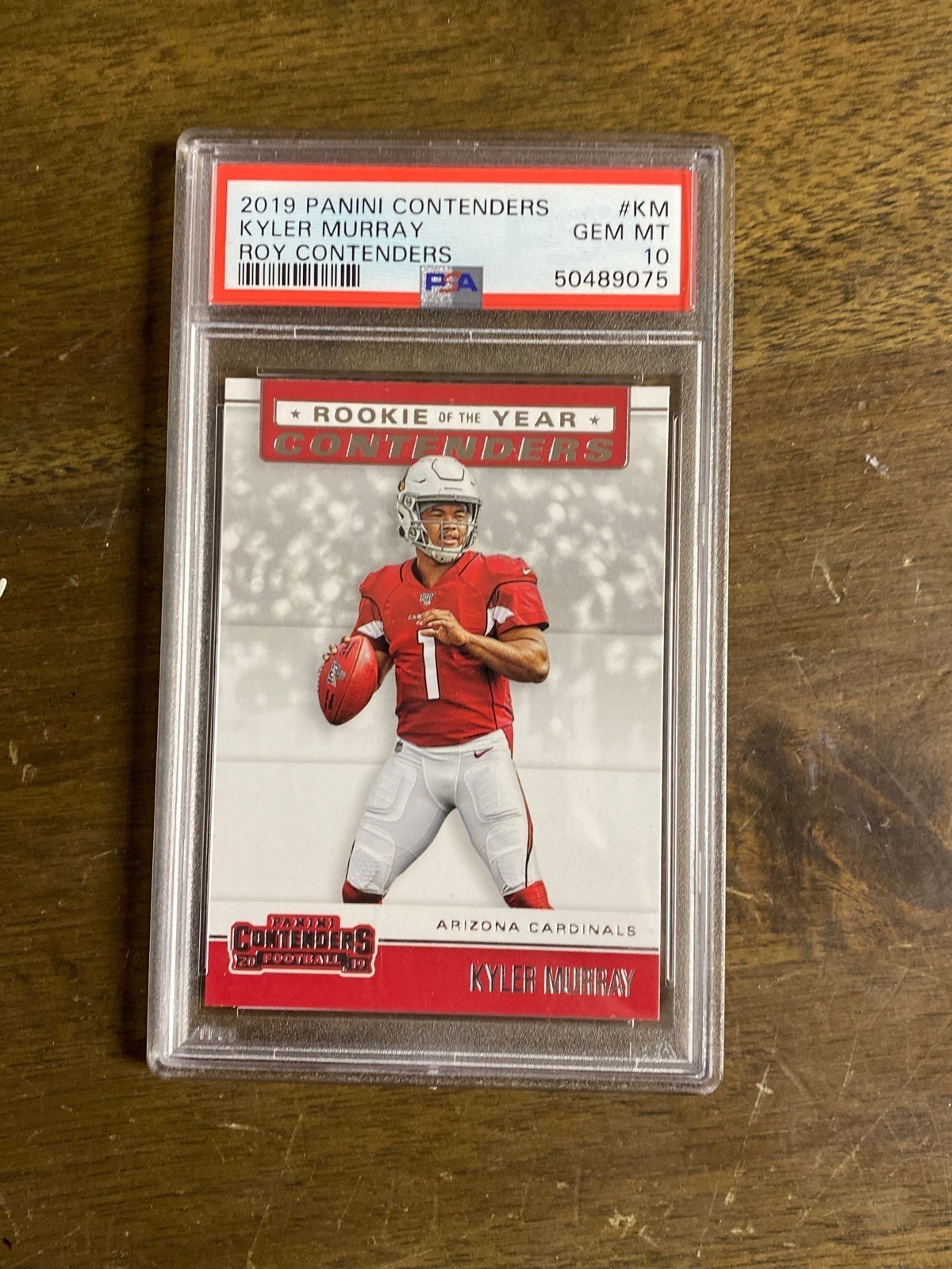 Kyler Murray Rookie Of The Year PSA 10