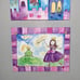 Adorable 2 piece girls canvas wall art paintings set