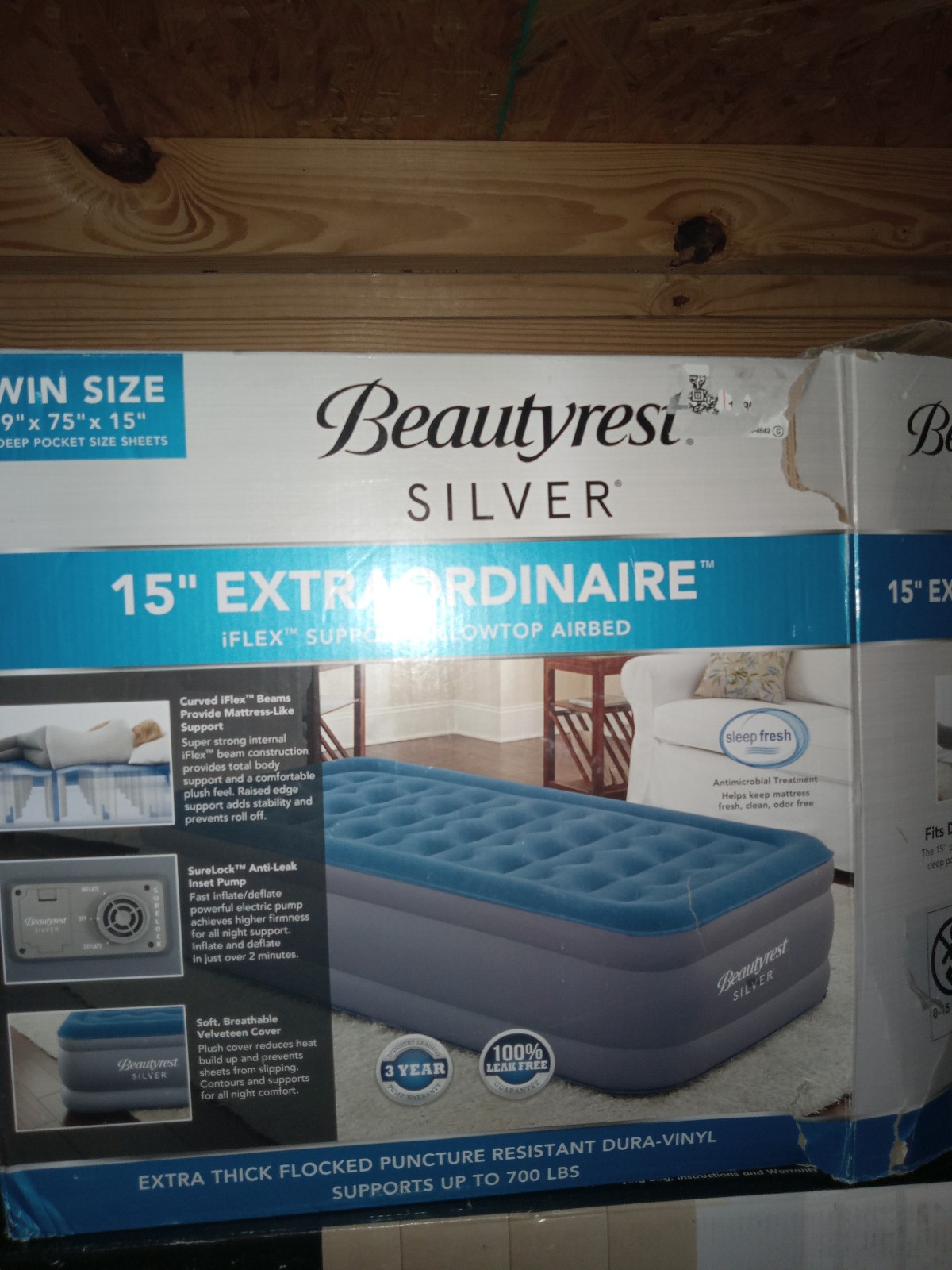New Air Mattress (TWIN) 15 Posture-Lux