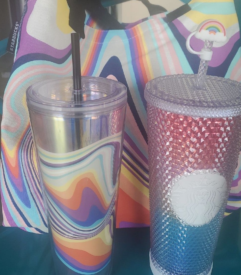 Starbucks Rainbow Swirl Collectors Set