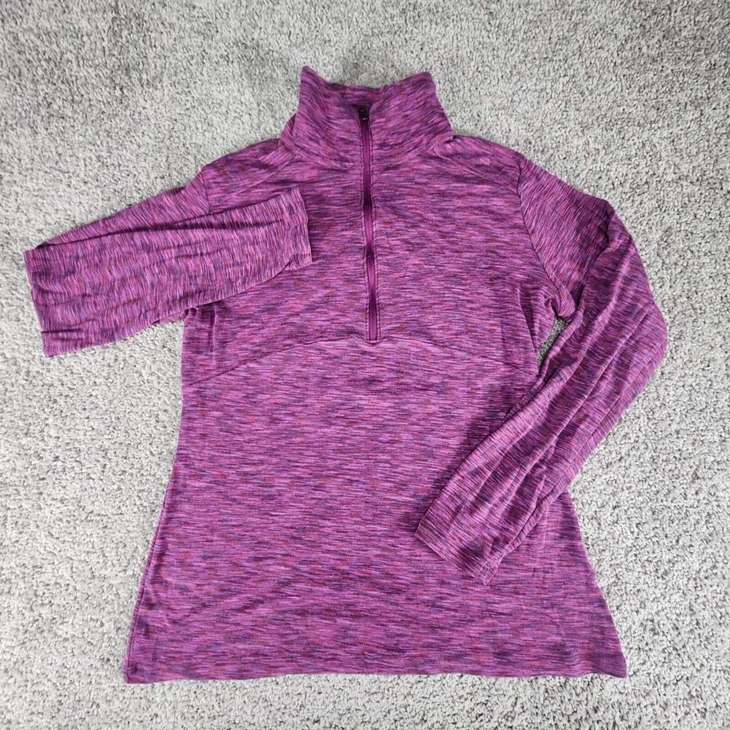 Columbia Sweater Womens Large Outerspaced Half Zip Long Sleeve Pullover Jacket