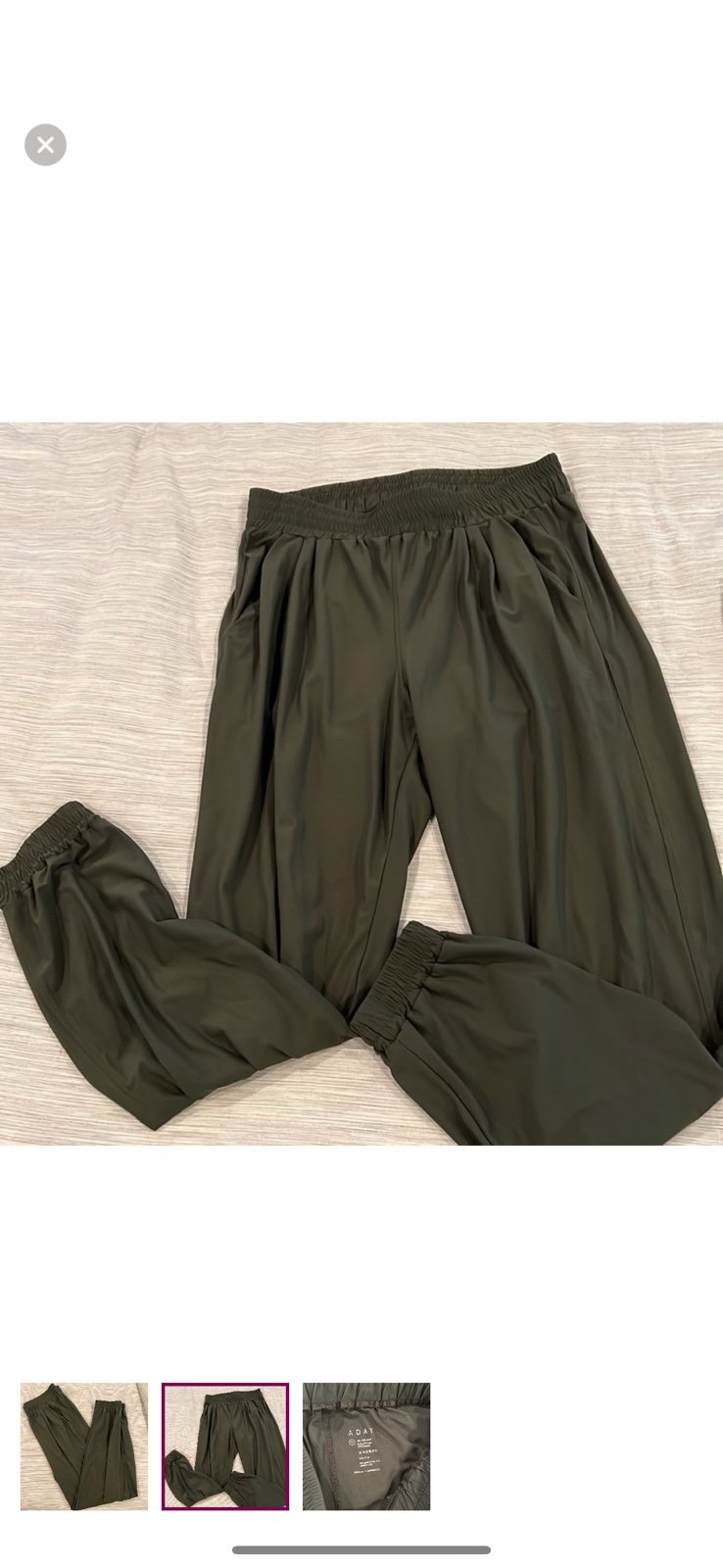 ADAY Pack It Up Joggers green size XS