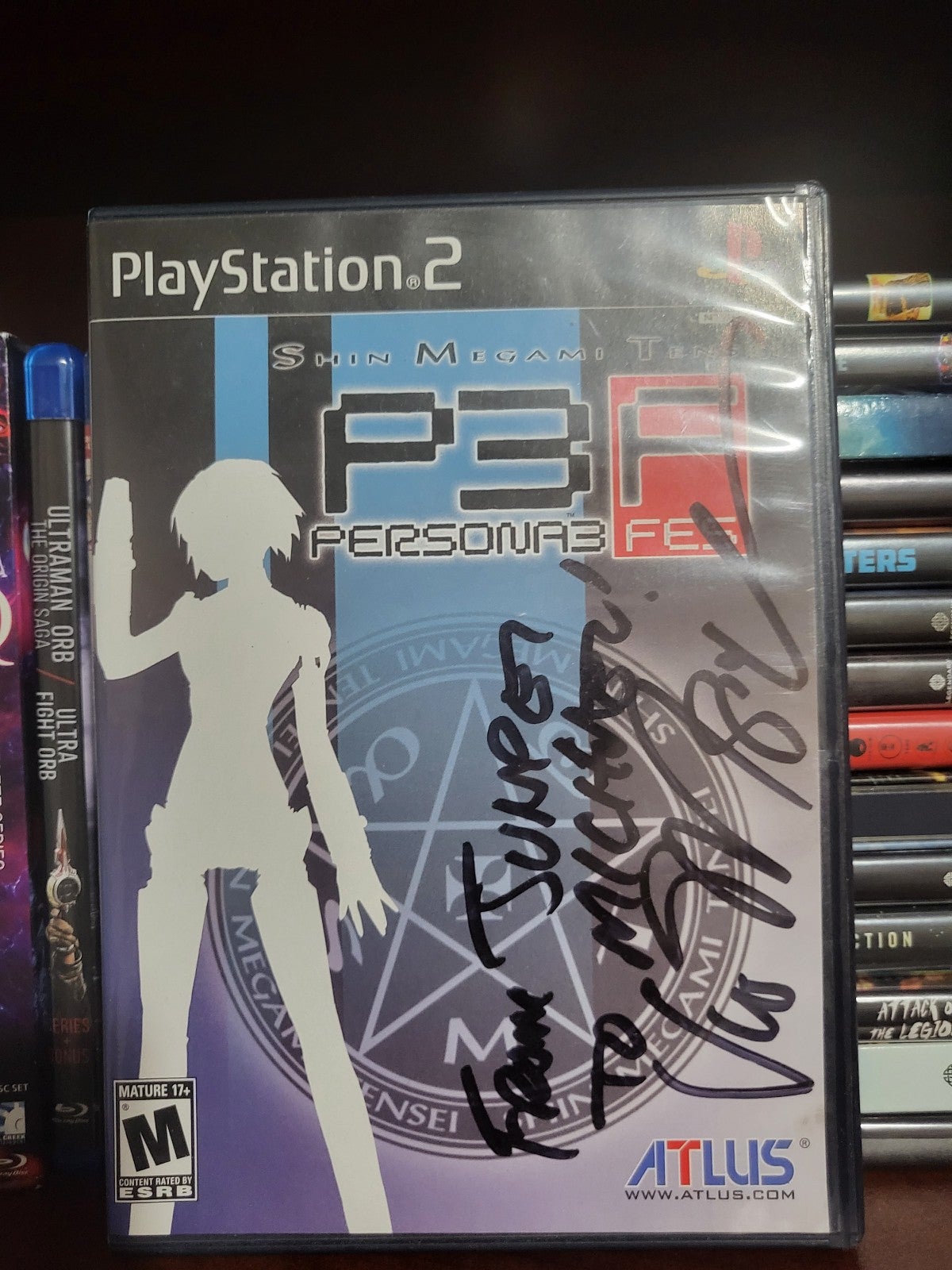 Persona 3 FES signed by Vic Mignona