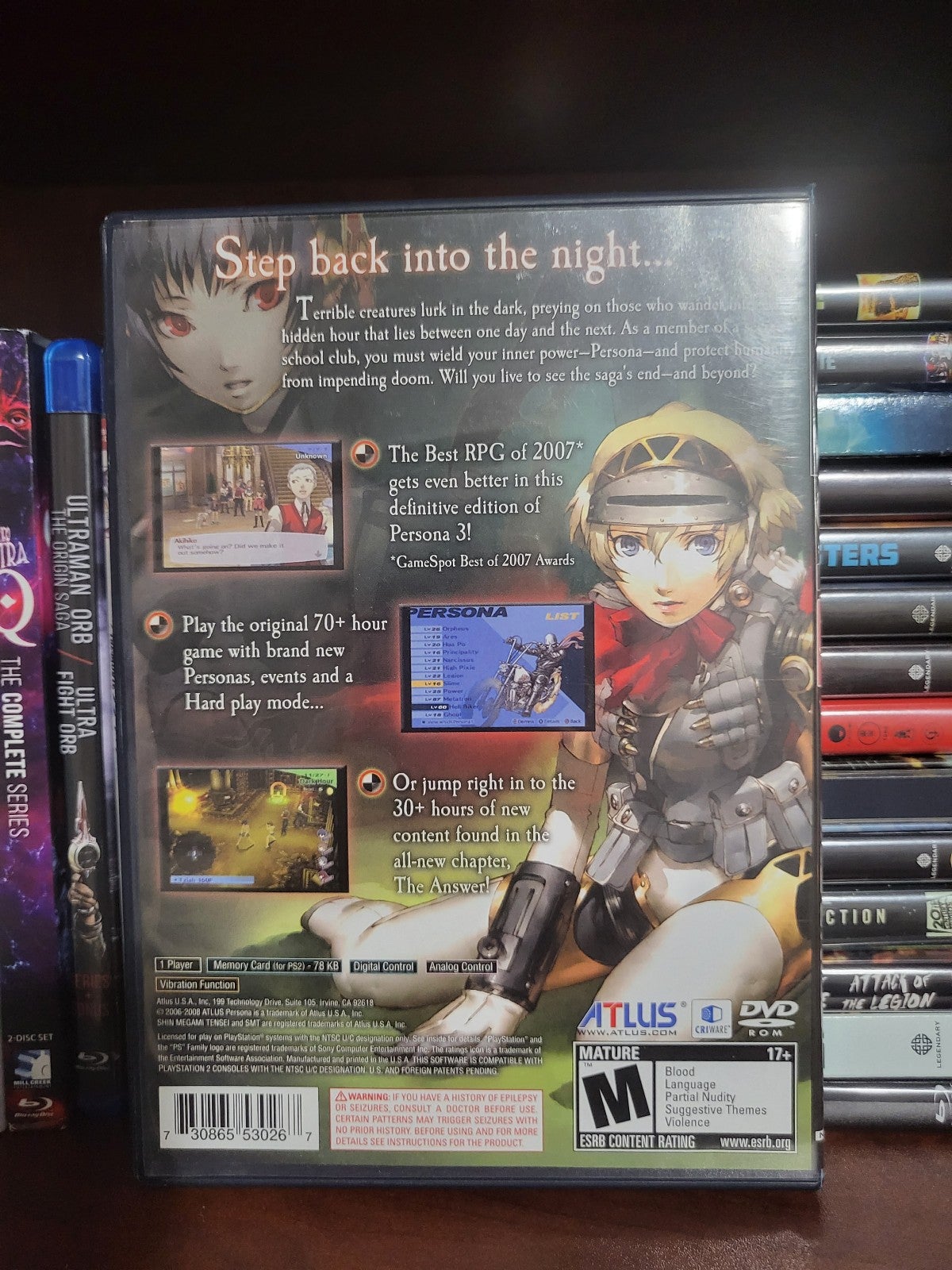 Persona 3 FES signed by Vic Mignona - Games
