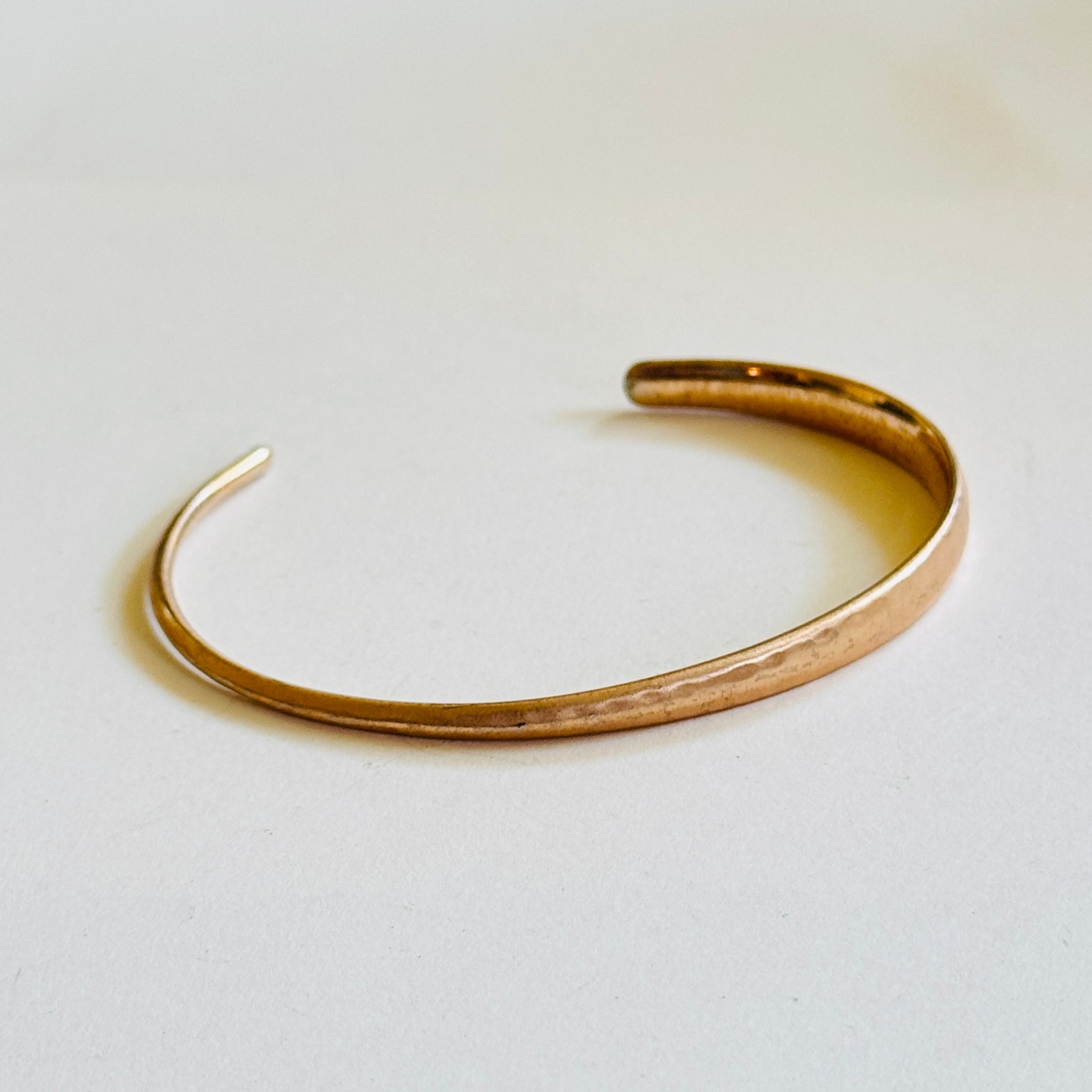 Kendra Scott KS Hammered thin Cuff Bracelet rose gold plated Designer high end
